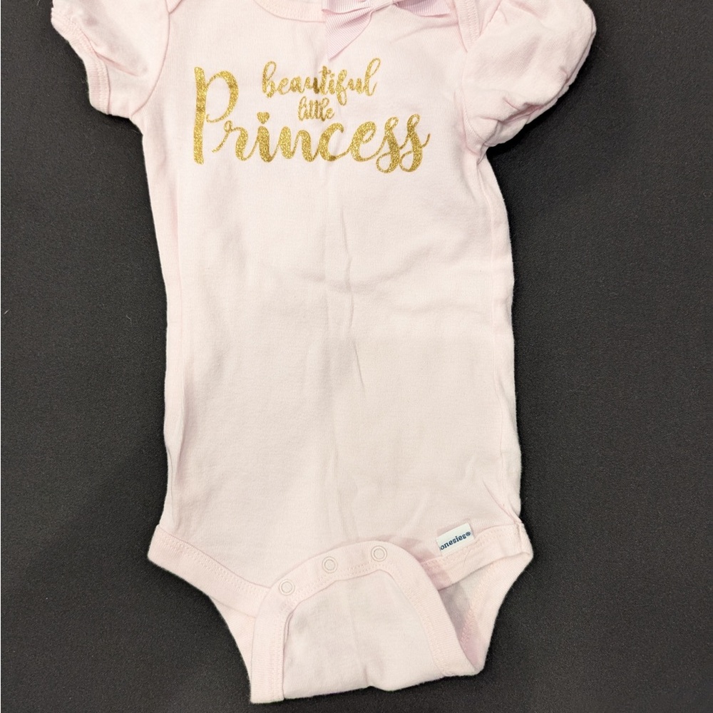 Onesies® by Gerber “Beautiful Little Princess” Bodysuit (12M)